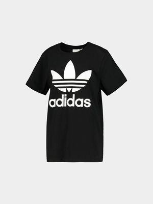 adidas Originals Kids Black Trefoil T-shirt