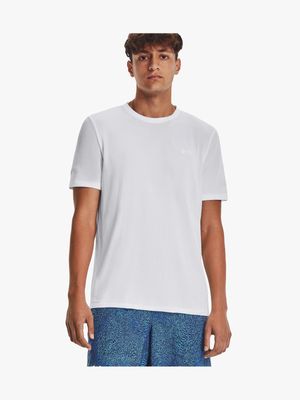 Men's Under Armour SEAMLESS STRIDE SS White Tee