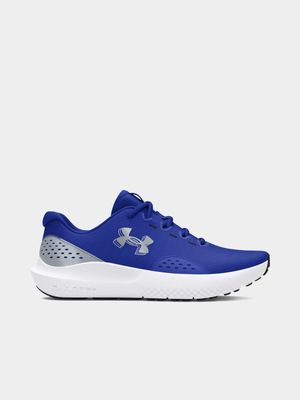 Mens Under Armour Surge 4 Royal/White Running Shoes