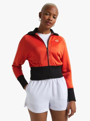 Puma Women's T7 Orange Track Jacket