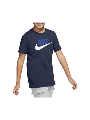 Boys Nike Sportswear Futura Icon Navy Tee