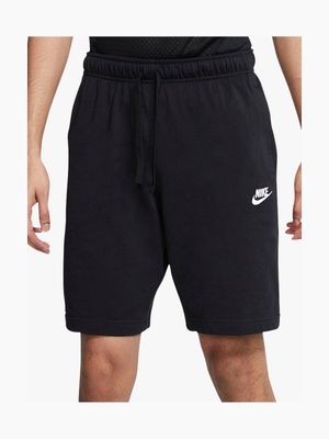 Men's Nike Sportswear Club Fleece Black Shorts