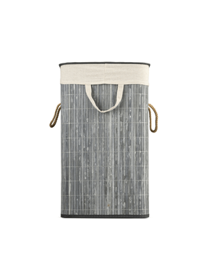 Laundry Basket Collapsible Grey