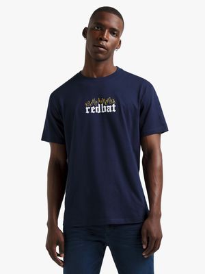 Redbat Men's Navy Graphic T-Shirt