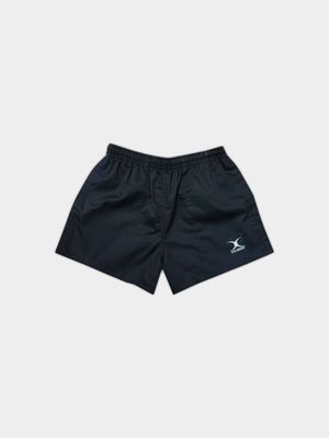 Gilbert Tagged Black Rugby Shorts