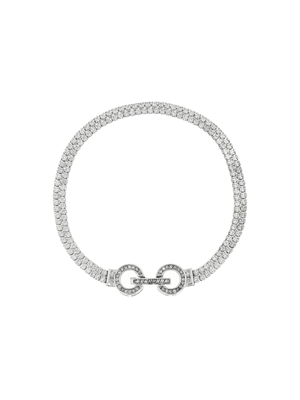 Sterling Silver Double Circle Bracelet