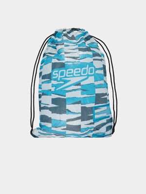 Speedo Printed Mesh Blue Bag