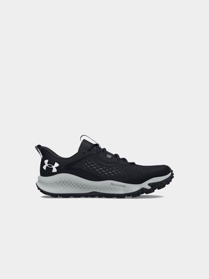 Mens Under Armour Charged Maven Black/Grey/White Trail Running Shoes