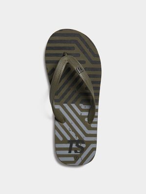 Mens TS Fatigue/Black Shape Stripes '23 Sandals