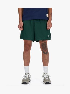 Mens New Balance Green Shorts
