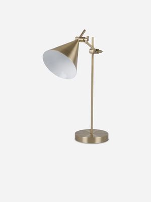 utility cone brushed brass 55cm