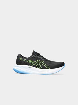 Mens Asics Gel-Pulse 15 Black/Electric Lime Running Shoes