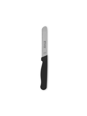 @home multi purpose serrated knife10cm blk