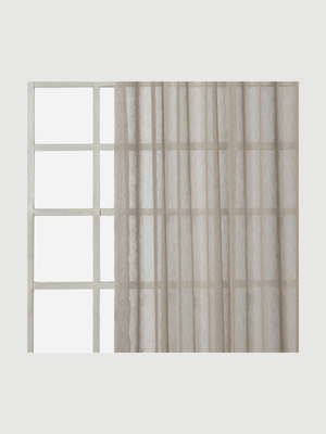 Curtain Taped Open Weave Vapor Natural 265x250cm