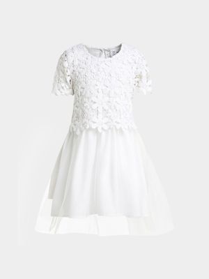 Younger Girls Lace Party Dress