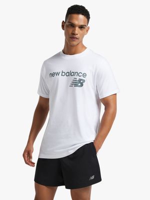 Mens New Balance Core 5 Inch Black Run Shorts