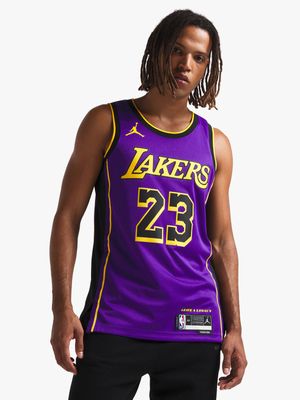 Nike Men's LA Lakers Purple Swingman Jersey