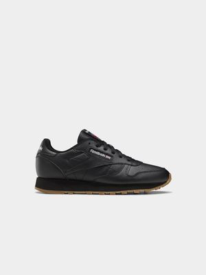 Reebok Junior Classic Leather Black Sneaker