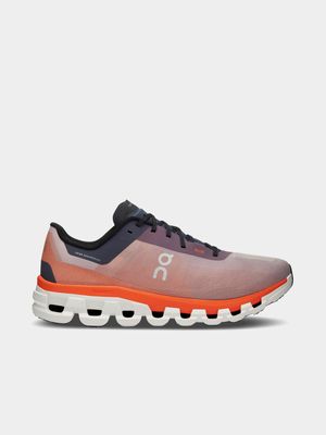 Mens On Running Cloudflow 4.0 Grey/Orange Running Shoes
