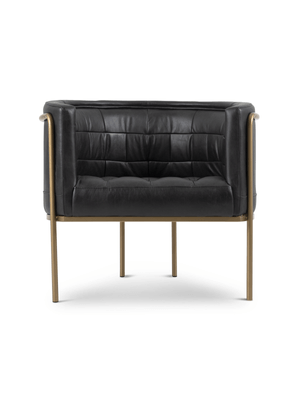 oscar chair leather black