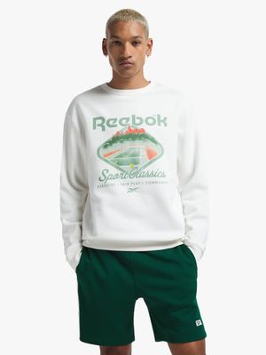 Reebok Men's Sports Classic Green Shorts