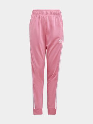 adidas Originals Girls Youth Adicolor SST Pink Track Pants