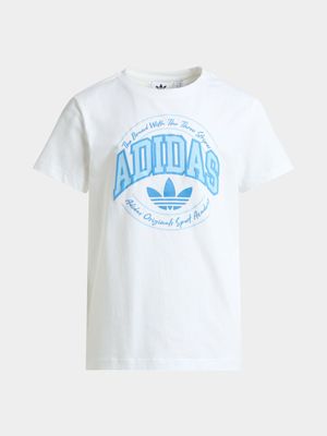 adidas Originals Boys Youth Varsity White T-shirt