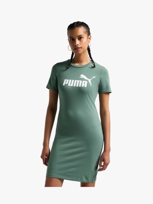 Women's Puma Green Slim Dress