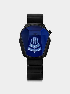 Ferro Men’s Black Asymmetrical Bracelet Watch
