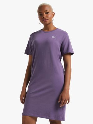 adidas Originals Women's Violet T-Shirt Dress