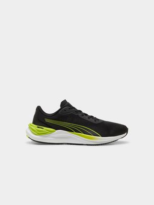 Mens Puma Electrify Nitro 3 Black/Lime Running Shoes