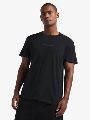 Mens TS ATHL_Project Mountain Graphic Black Tee