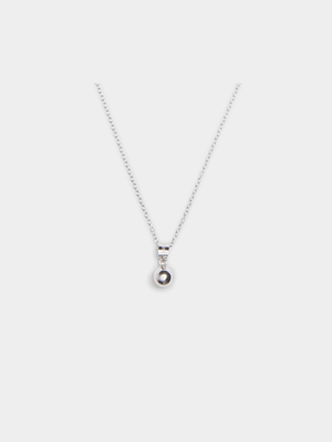 Sterling Silver 6mm Ball Pendant on Chain