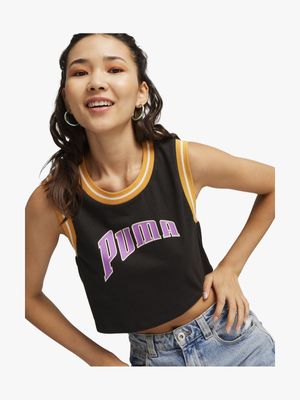 Puma Women's Black Crop Top