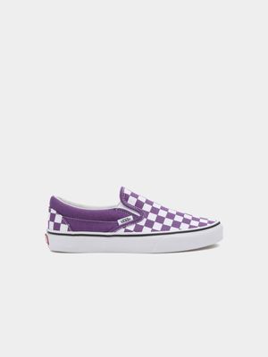 Vans Junior Slip-On Purple/White Sneaker