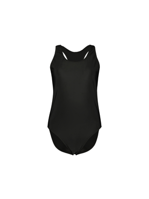 Women's TS Racerback Full Piece Black Swimsuit