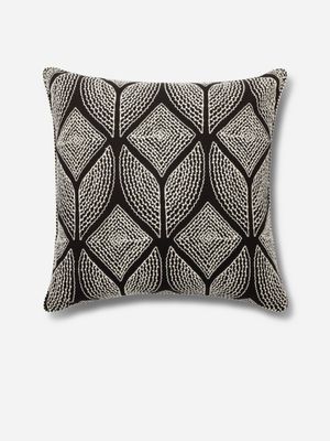 India Graphic Leaf Scatter Cushion  60x60