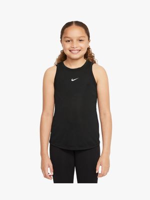 Girls Nike Dri-Fit One Black Tank Top