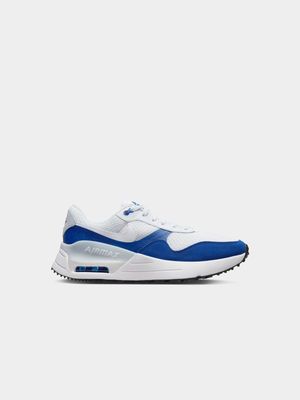 Mens Nike Air Max SYSTM White/Royal Blue Sneakers