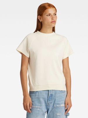 G-Star Women's Raglan Cream T-Shirt
