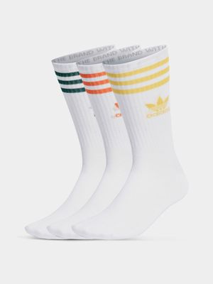adidas Originals Unisex  Crew Multicolour Socks