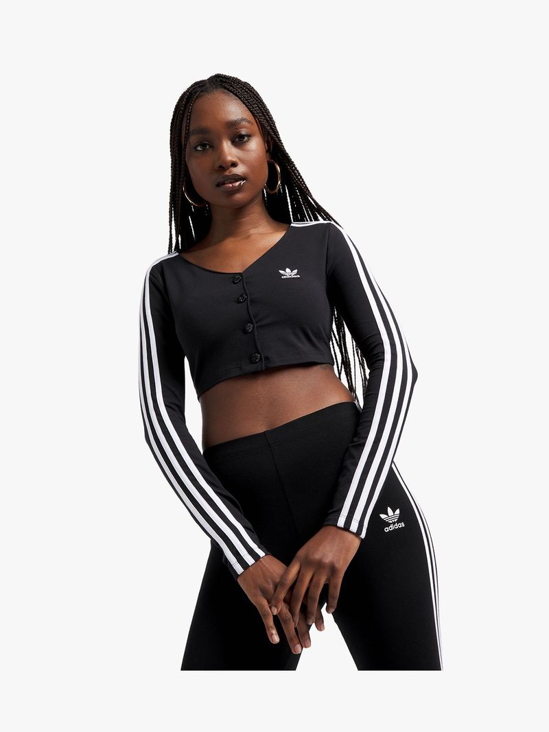 adidas Originals Women s Black Cropped Top Bash