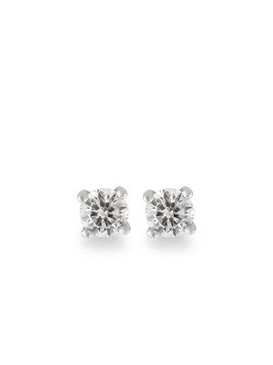 18ct White Gold 1ct Diamond Stud Earrings