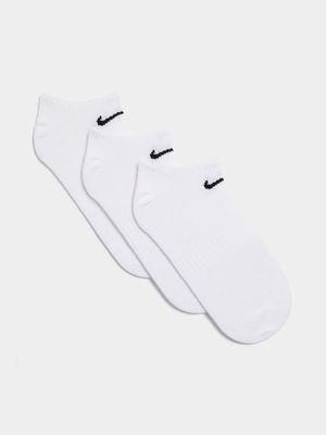Nike Everyday Lightweight White/Black Crew Socks