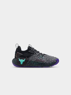 Womens Under Armour Project Rock 6 Black/Steal Grey Training Shoes