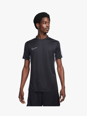 Mens Nike Dri-Fit Academy23 Black Football Short Sleeve Top