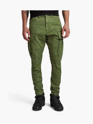 G-Star Men's Zip Pocket 3D Skinny Cargo Green Pants