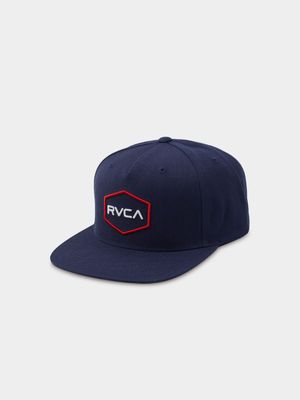 Boy's RVCA Blue Commonwealth Snapback Cap