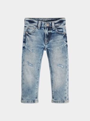 Younger Boy's Guess Denim Slim Fit Jeans