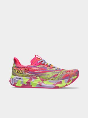 Womens Asics NOOSA TRI 15 Hot Pink/Safety Yellow Running Shoes